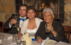 Bride, Groom, and Mama - Marilyn Botta Photography