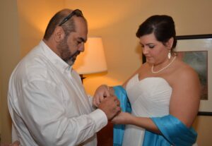 Bride and Dad - Marilyn Botta Photography