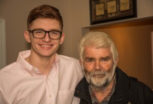 Travis and Granddad - Marilyn Botta Photos